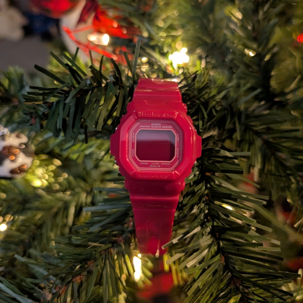 Casio Vibrant Red Smartwatch